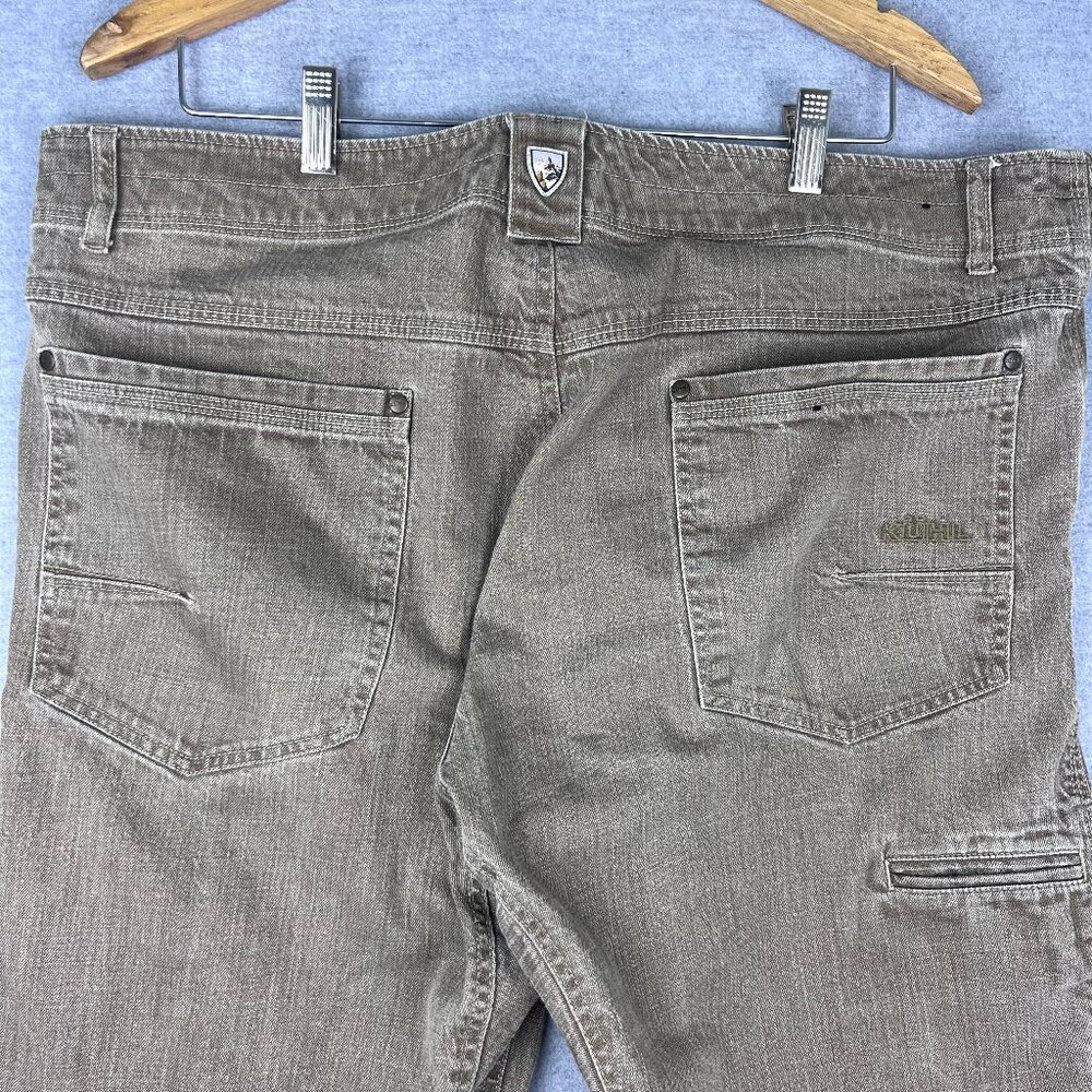 Kuhl Men Riot Jeans Vintage Patina Dye‎ Size 40x32 Distressed Denim